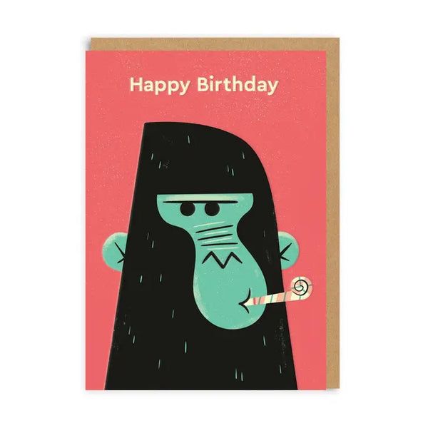 Birthday Gorilla Card