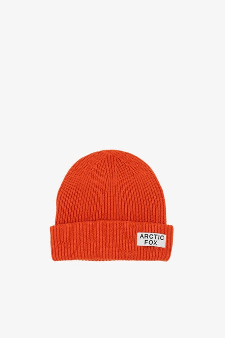 Recycled Bottle Beanie Hat - Burnt Orange