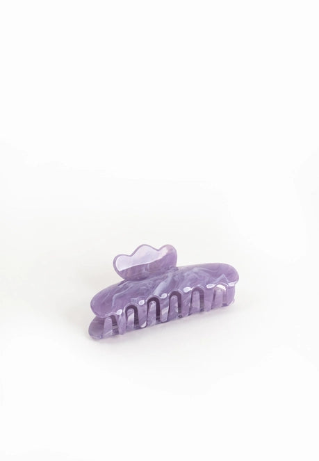 Resin Hair Claw in Lilac
