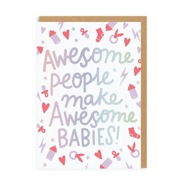 Awesome Babies New Baby Card