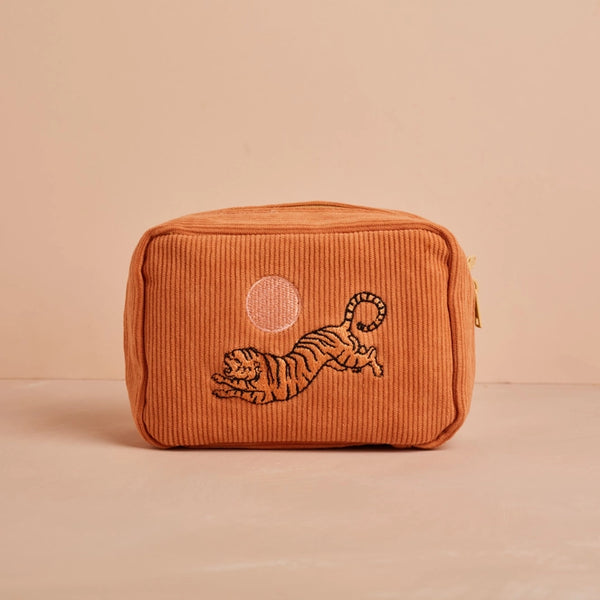 Corduroy Make Up Bag - Dusty Pink