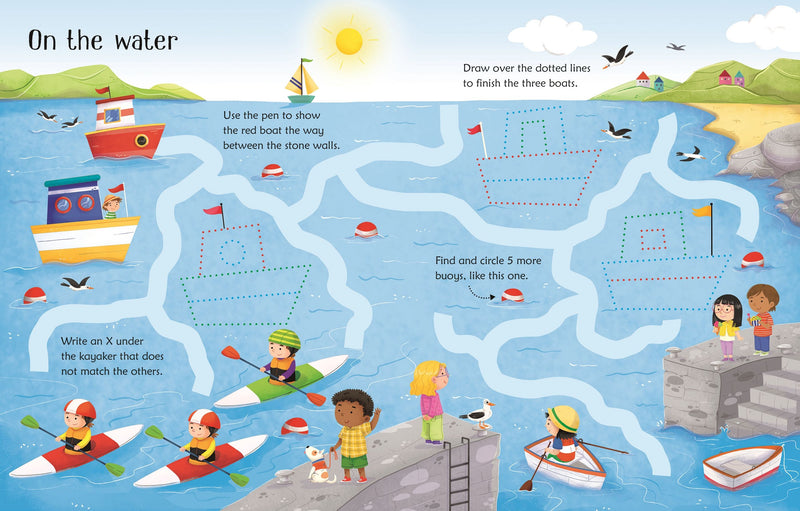 Seashore - Wipe Clean Activities Book