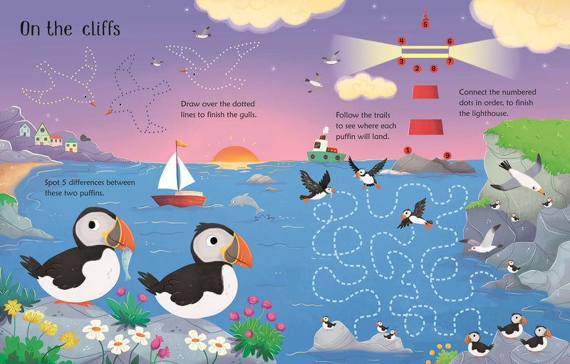 Seashore - Wipe Clean Activities Book
