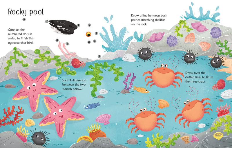 Seashore - Wipe Clean Activities Book