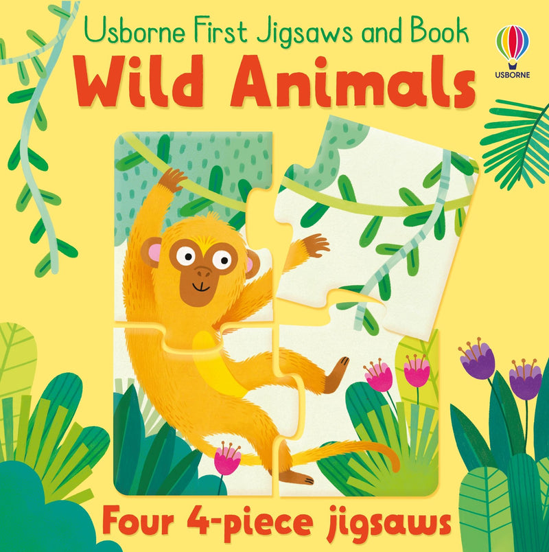 First Jigsaws and Book - Wild Animals