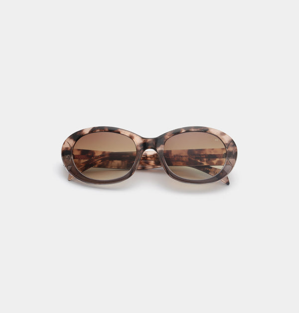 Coquina/Grey Transparent  - Anma Sunglasses