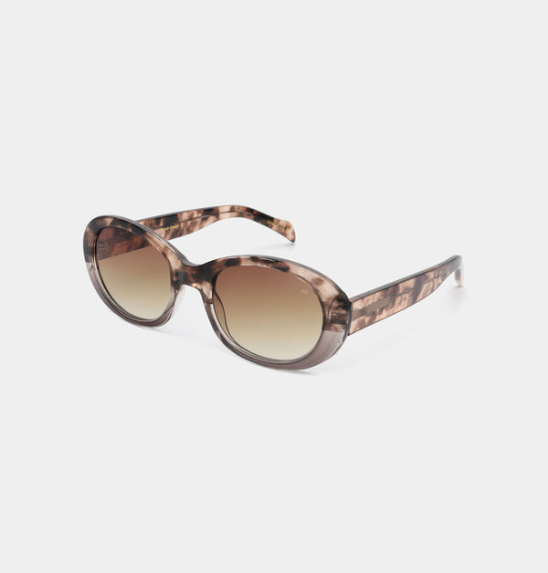 Coquina/Grey Transparent  - Anma Sunglasses