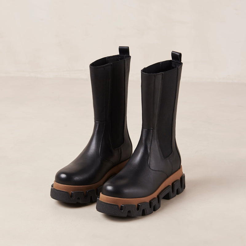 Anastasia Nutty Black Boots