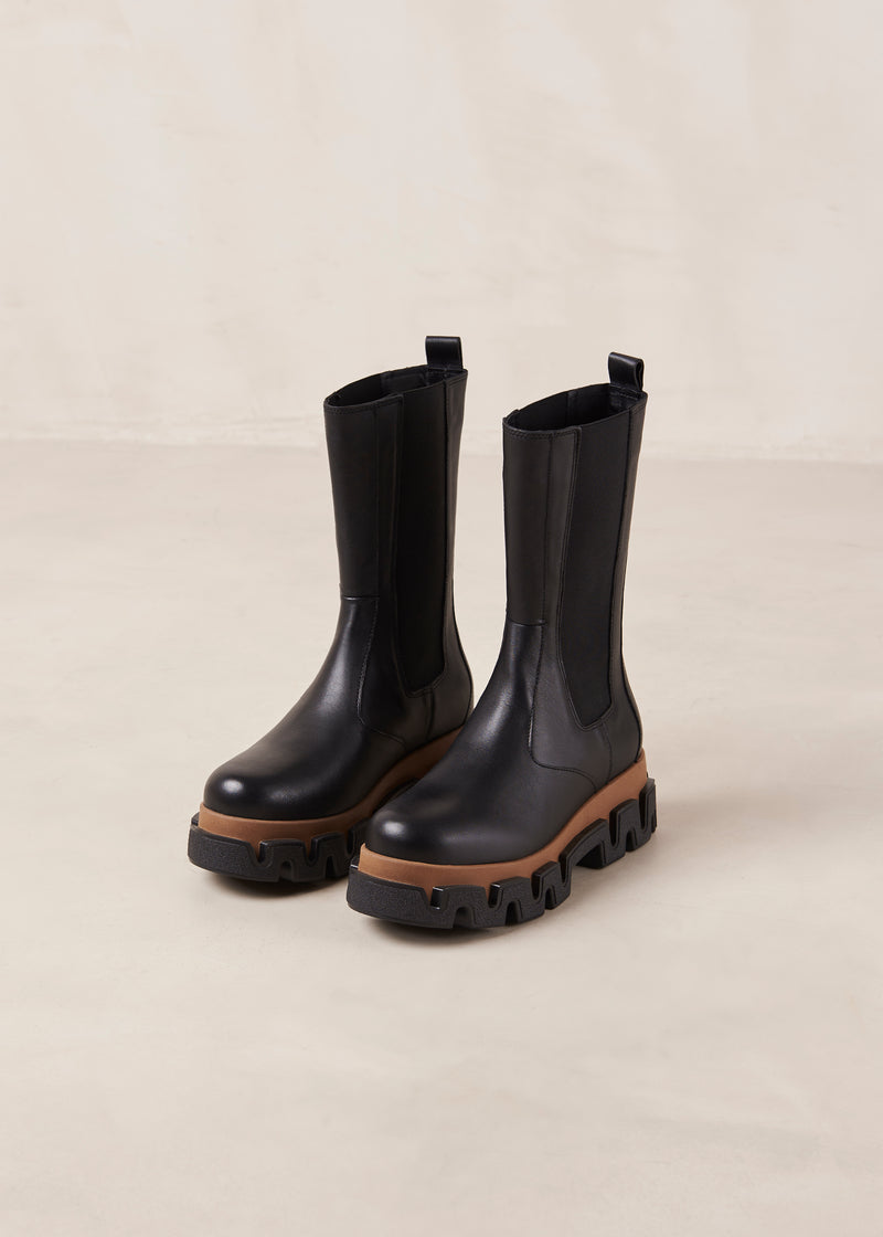 Anastasia Nutty Black Boots