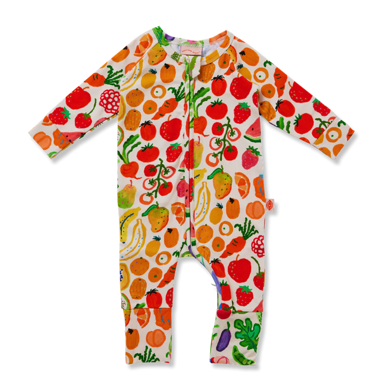 Eat The Rainbow - Long Sleeve Zip Suit