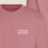 Dusty Pink Stay Wild & Boogie Sweatshirt