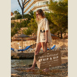 Strip & Dip Oversized Canvas Bag