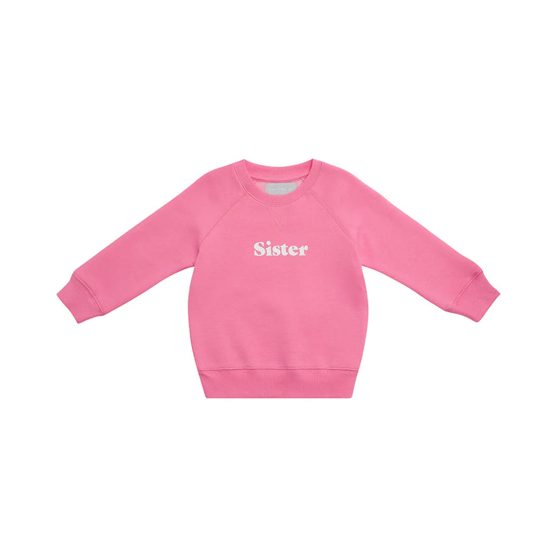 Hot Pink 'Sister' Sweatshirt
