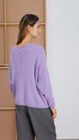 Hailey Sweater - Lilac
