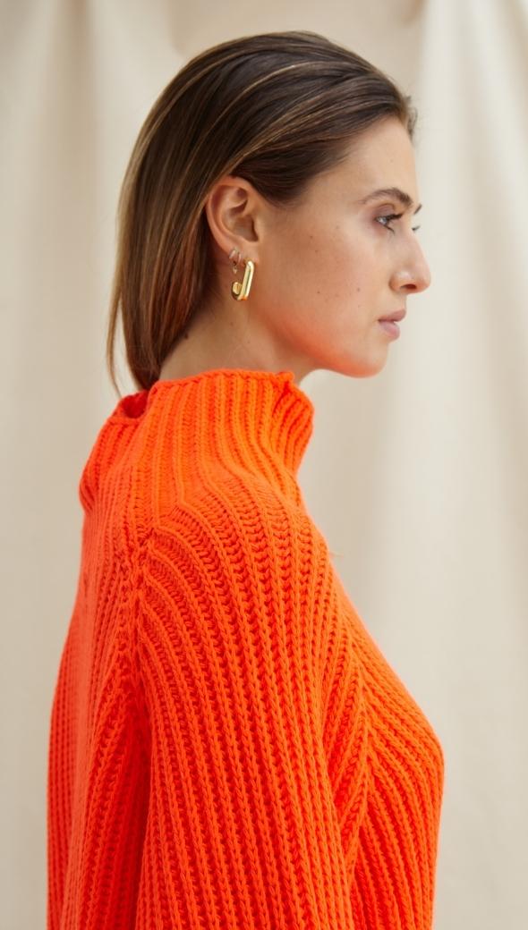 Selma Sweater - Tangerine