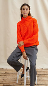 Selma Sweater - Tangerine