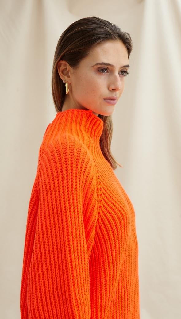Selma Sweater - Tangerine