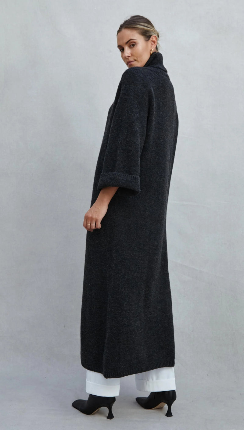 Vivienne Sweater Dress - Black