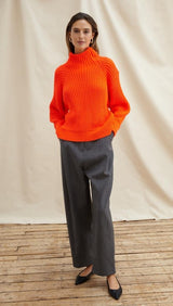 Selma Sweater - Tangerine
