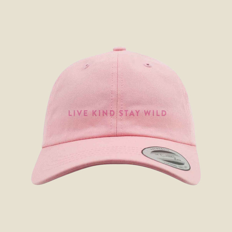 Live Kind Stay Wild Baseball Cap - Pink