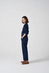 Long Sleeved Lorna Jumpsuit - Dark Vintage