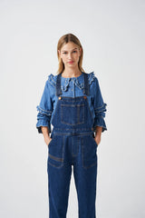 Phoebe Blouse - Washed Indigo