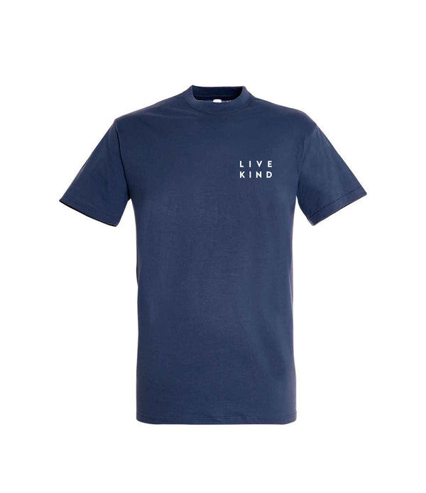 Adults - Live Kind Mantra Navy T-Shirt