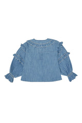 Phoebe Blouse - Washed Indigo