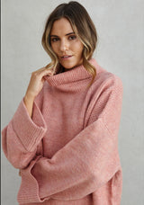 Vanessa Sweater - Coral Pink