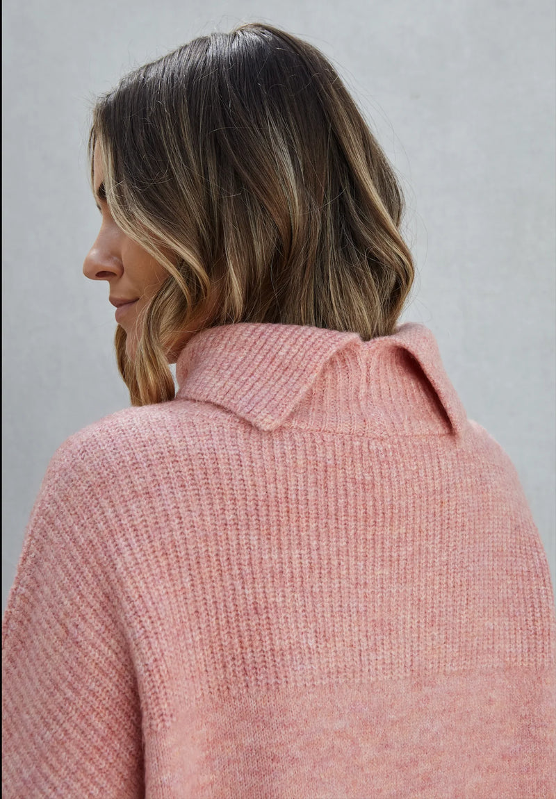 Vanessa Sweater - Coral Pink