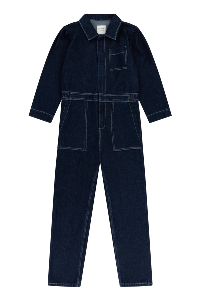 Long Sleeved Lorna Jumpsuit - Dark Vintage