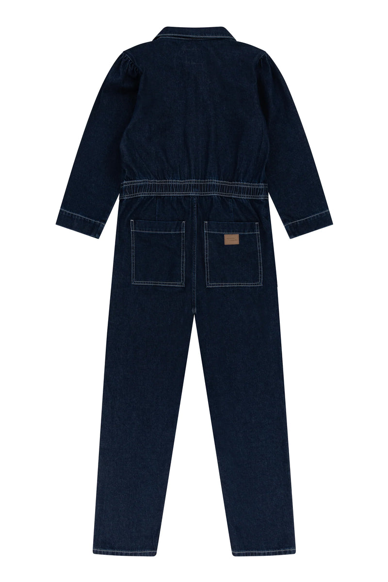 Long Sleeved Lorna Jumpsuit - Dark Vintage