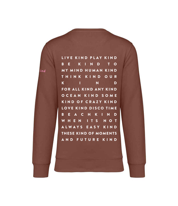 Adults - Sienna Live Kind Mantra Sweatshirt