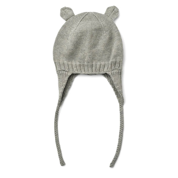 Baby Bonnet with Ears - Grey