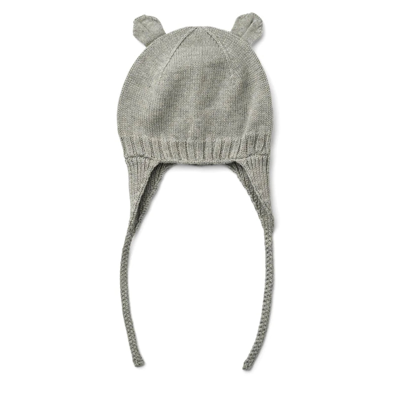 Baby Bonnet with Ears - Grey