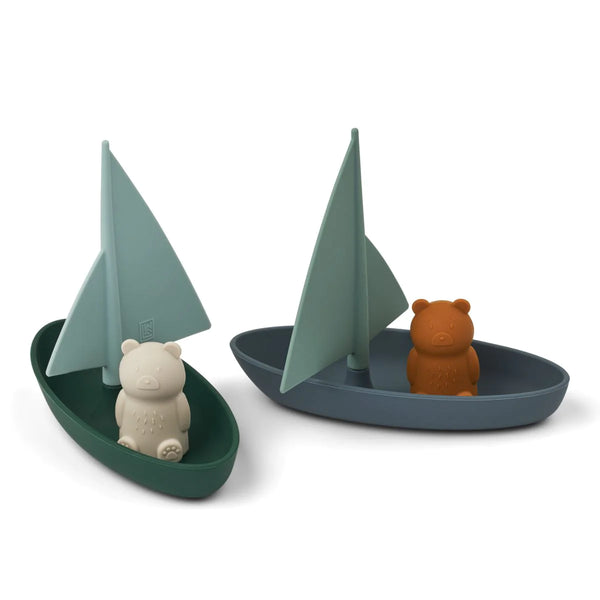 Floating Toy Boats - Whale Blue 2 Pack