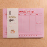 Weekly Planner Pad A4 - Pink & Red