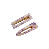 Twin Resin Hair Clip Set
