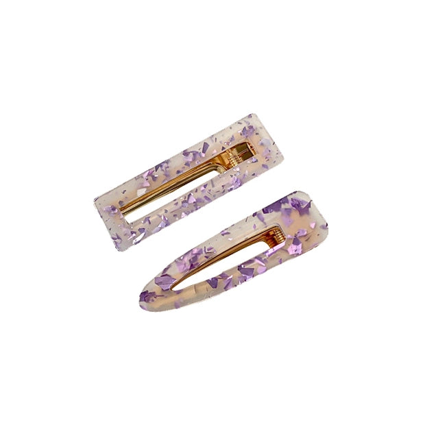 Twin Resin Hair Clip Set