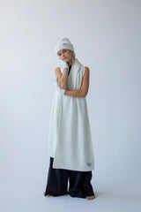 Recycled Bottle Beanie Hat - Winter White