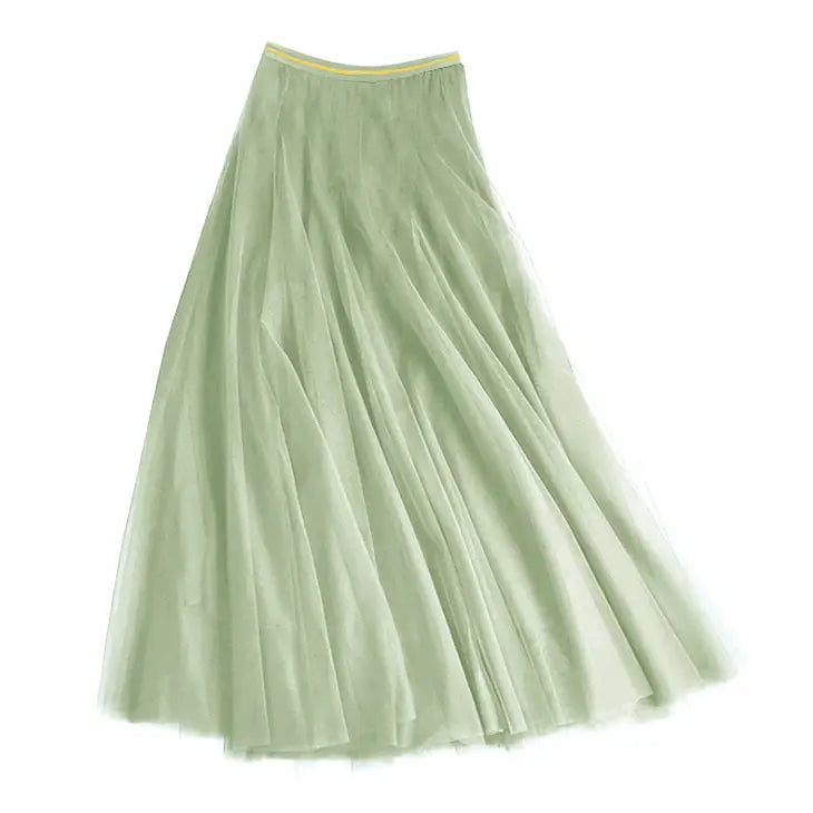 Pistachio Green Tulle Skirt