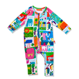 Safari Park - Long Sleeve Zip Suit