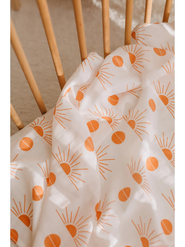 Sunrise Muslin Swaddle Blanket