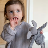 Elephant Cotton Knit Stuffed Ragdoll