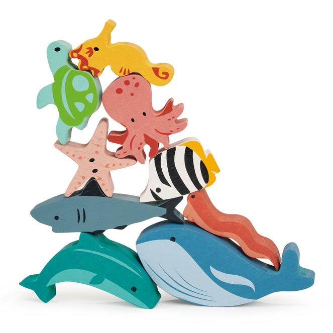 Wooden Ocean Stacking Toy
