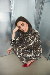 Stormy Leopard Print Jeans
