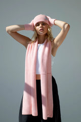 Recycled Bottle Beanie Hat - Pastel Pink