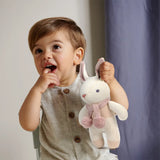 Bunny Rattle - White & Pink