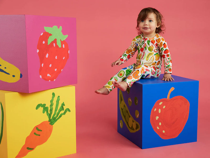 Eat The Rainbow - Long Sleeve Zip Suit