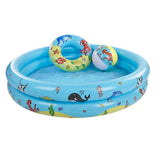 120cm Paddling Pool Set - Seaside